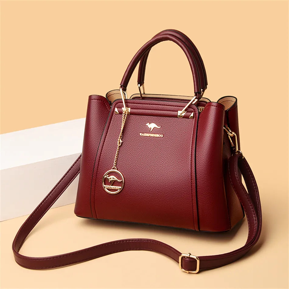 Soft Leather Luxury Handbag Women Bags