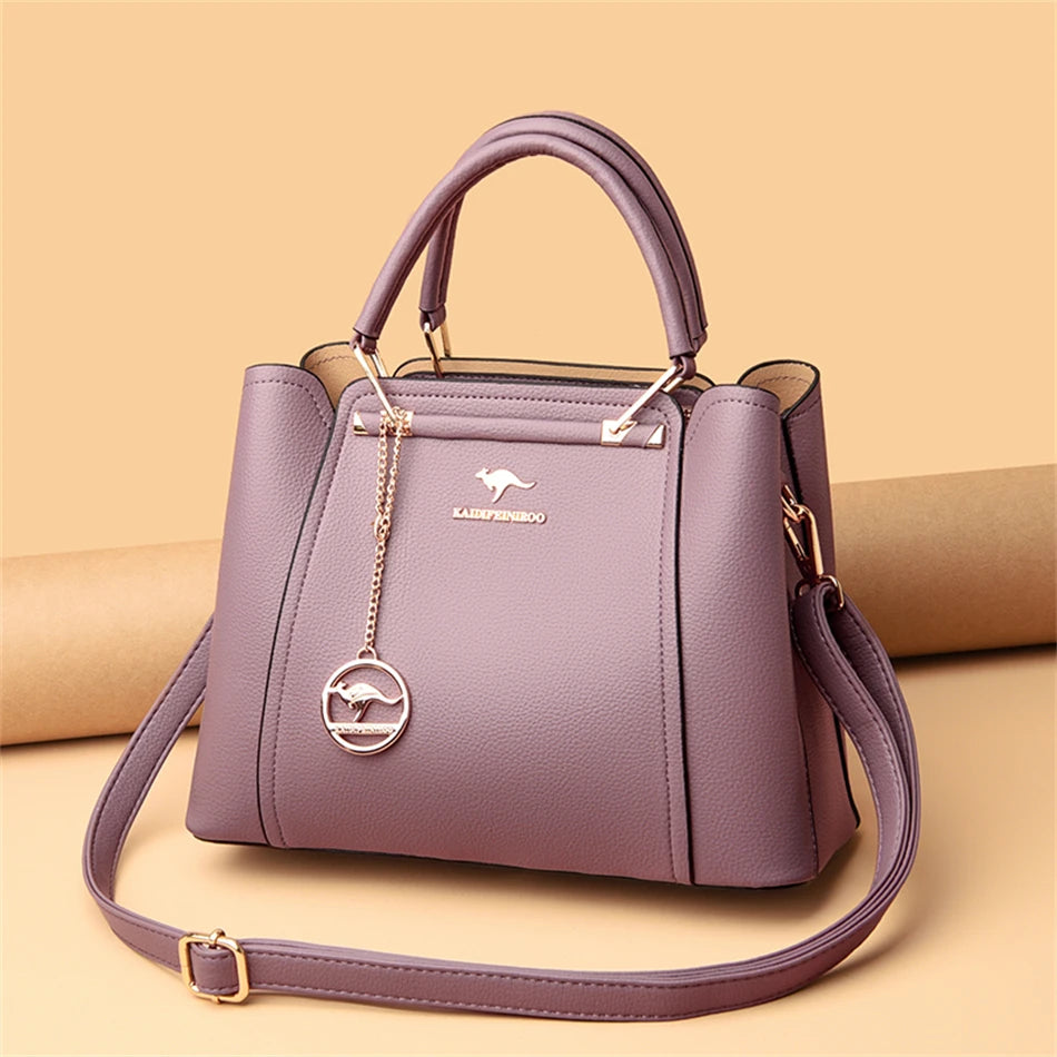 Soft Leather Luxury Handbag Women Bags