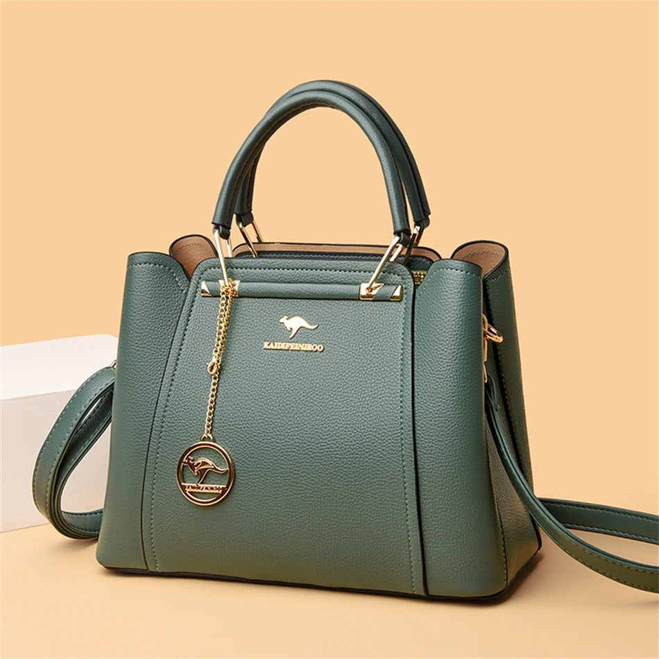 Soft Leather Luxury Handbag Women Bags