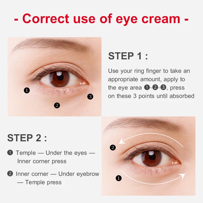 2Pcs Peptide Collagen Eye Cream