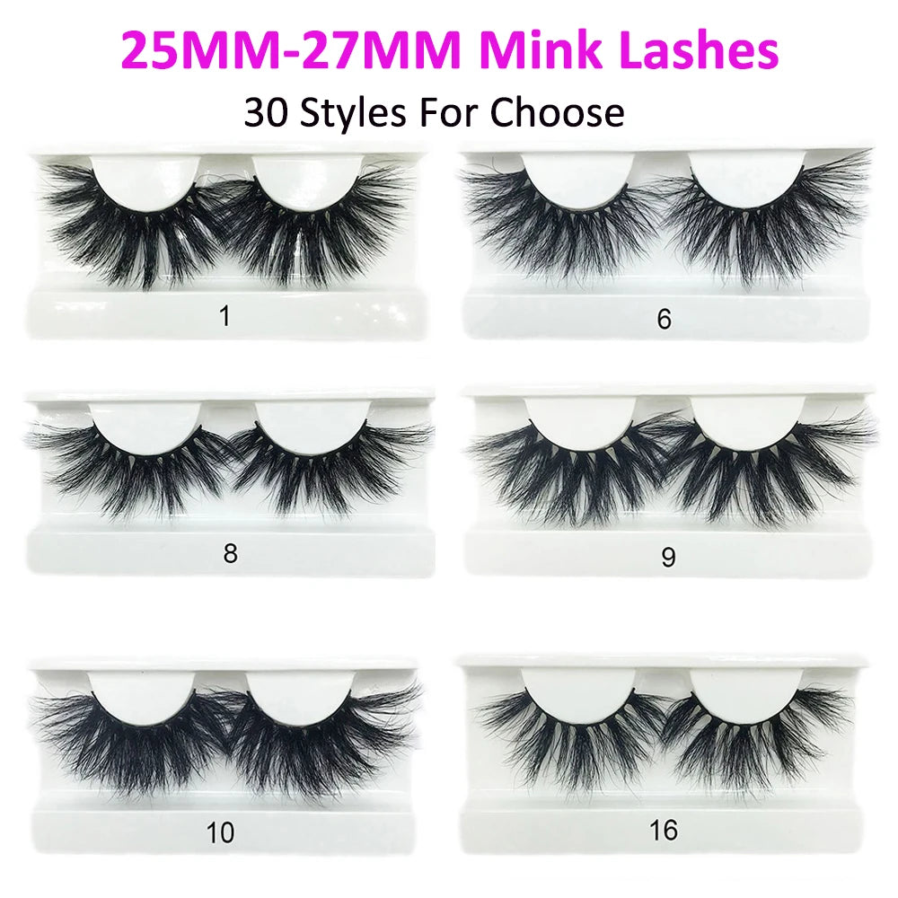 30MM Mink Lashes 25MM Fluffy