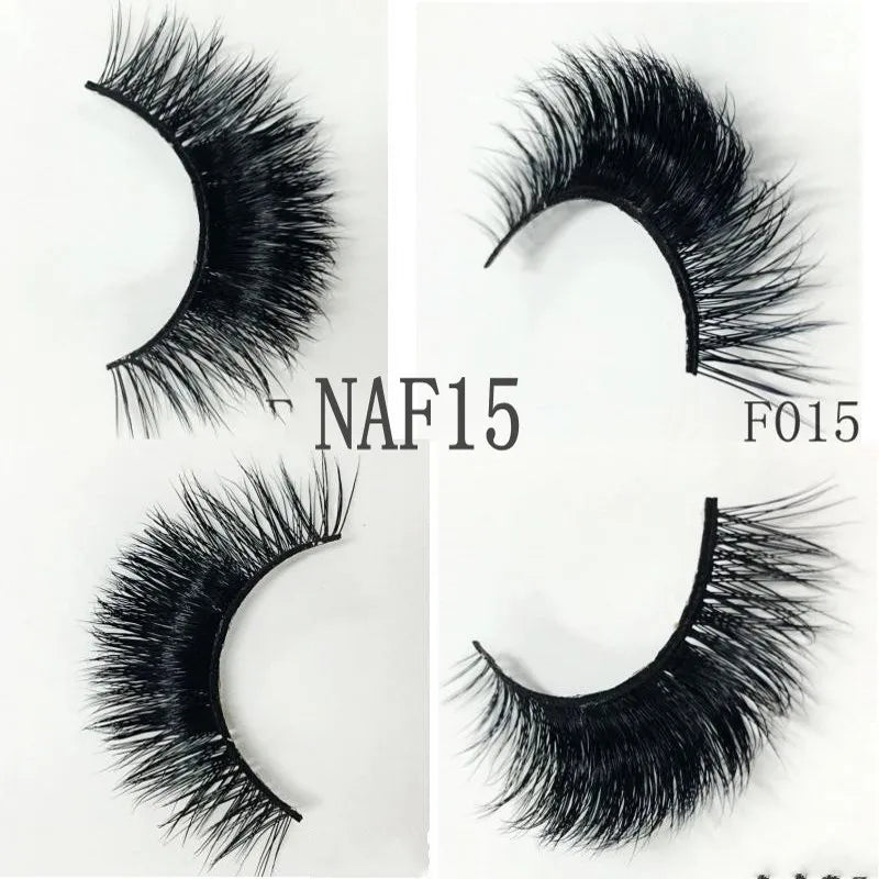 50pair 3D Mink Eyelashes Natural