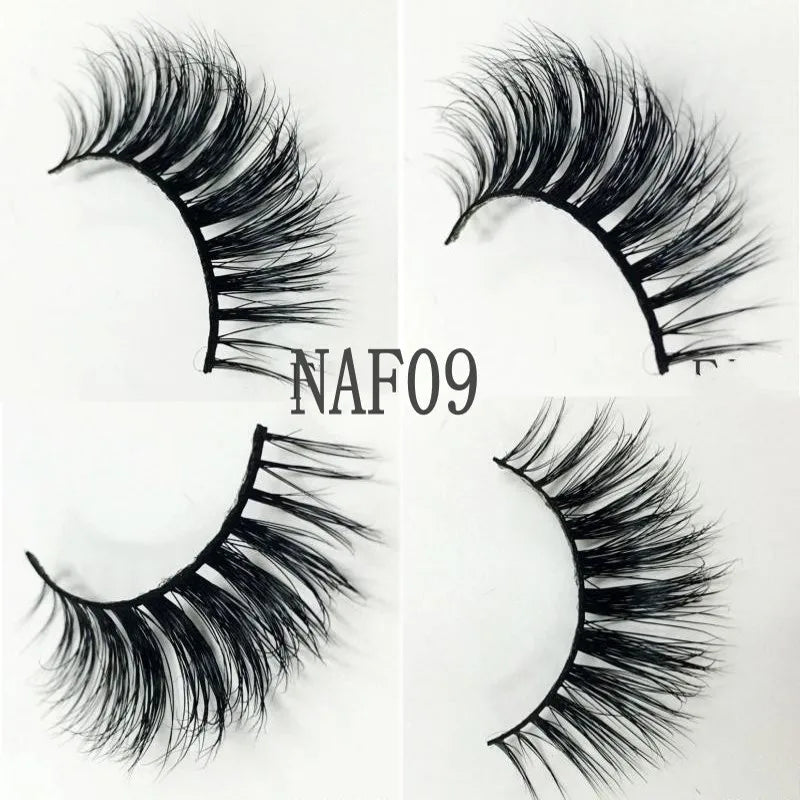 50pair 3D Mink Eyelashes Natural