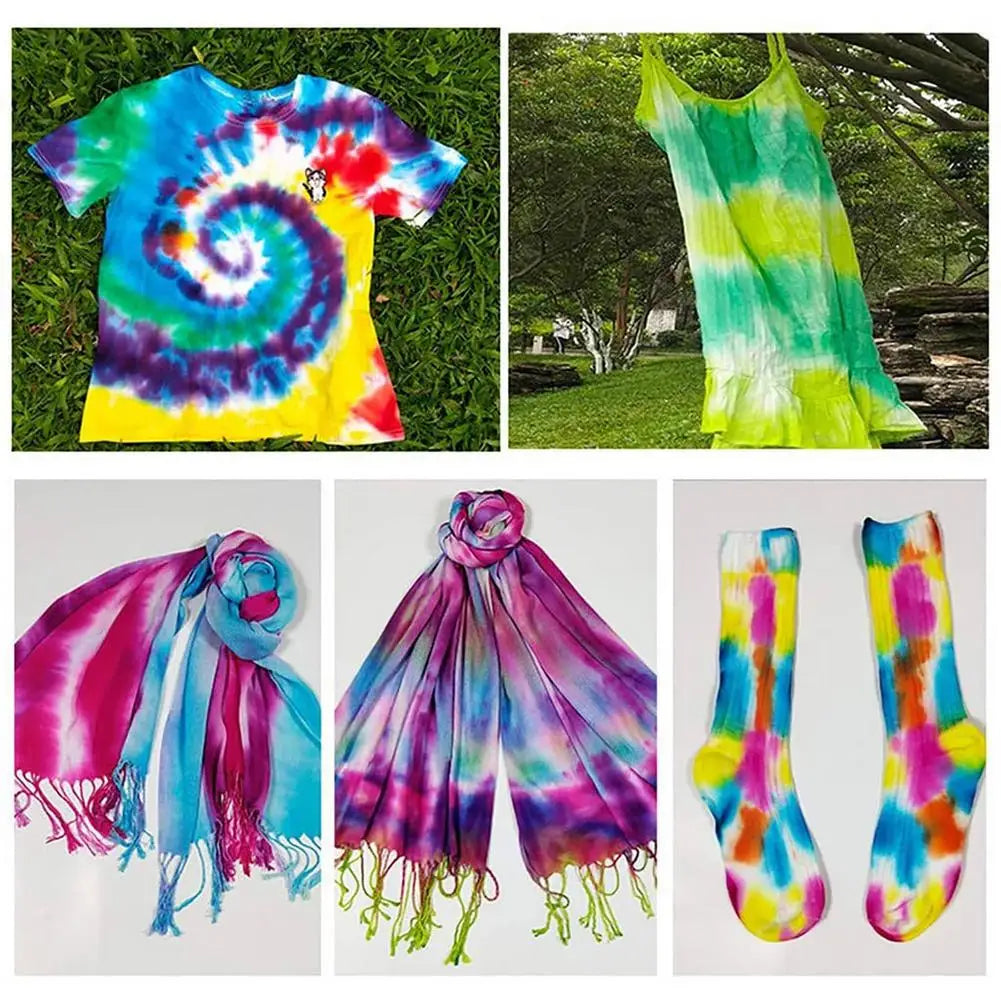 4 Colors Tie Dye Kit Non-toxic