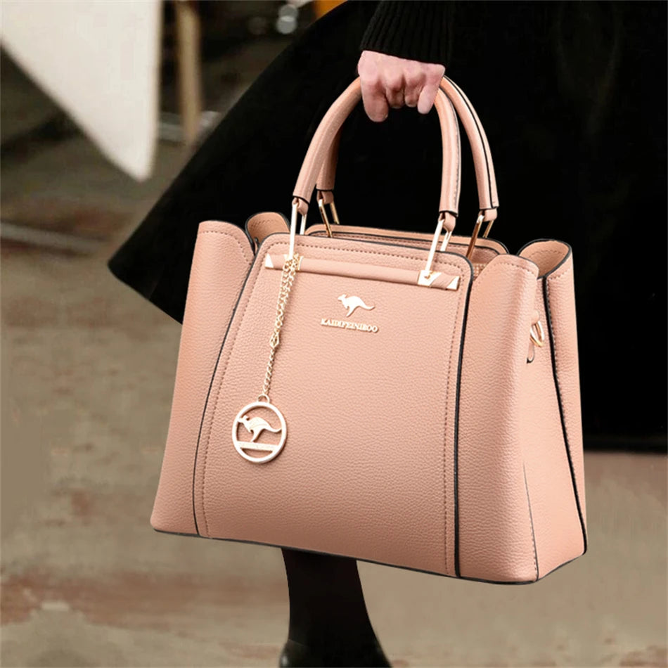 Soft Leather Luxury Handbag Women Bags