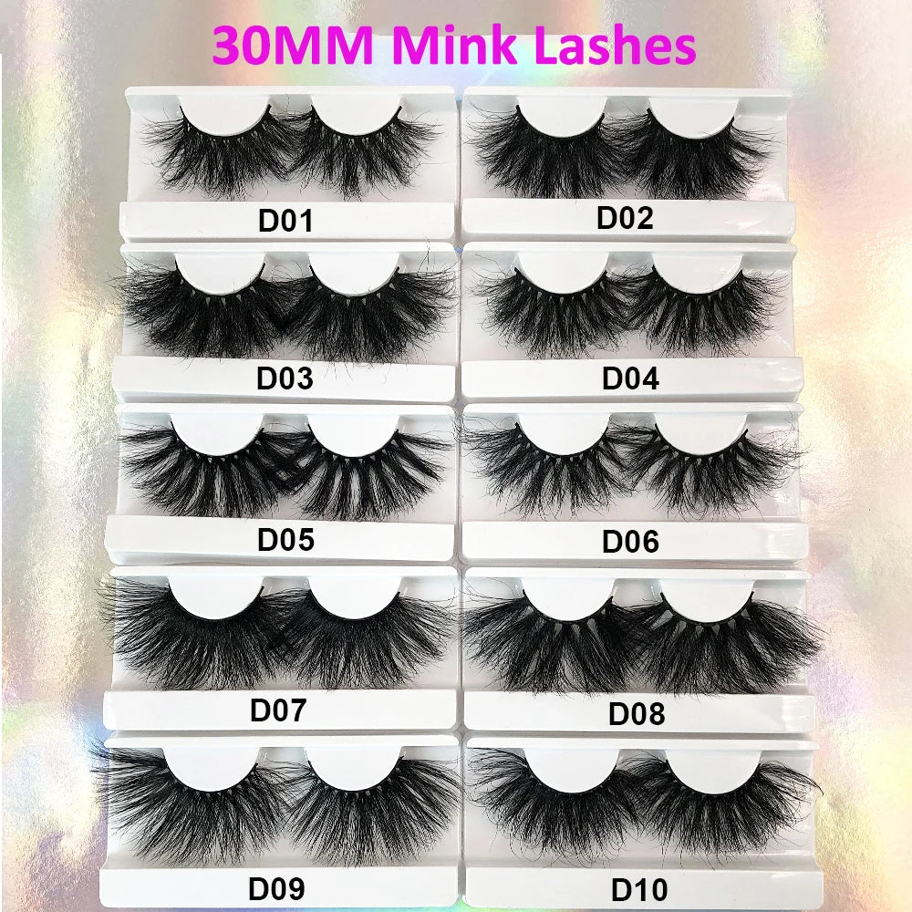 30MM Mink Lashes 25MM Fluffy