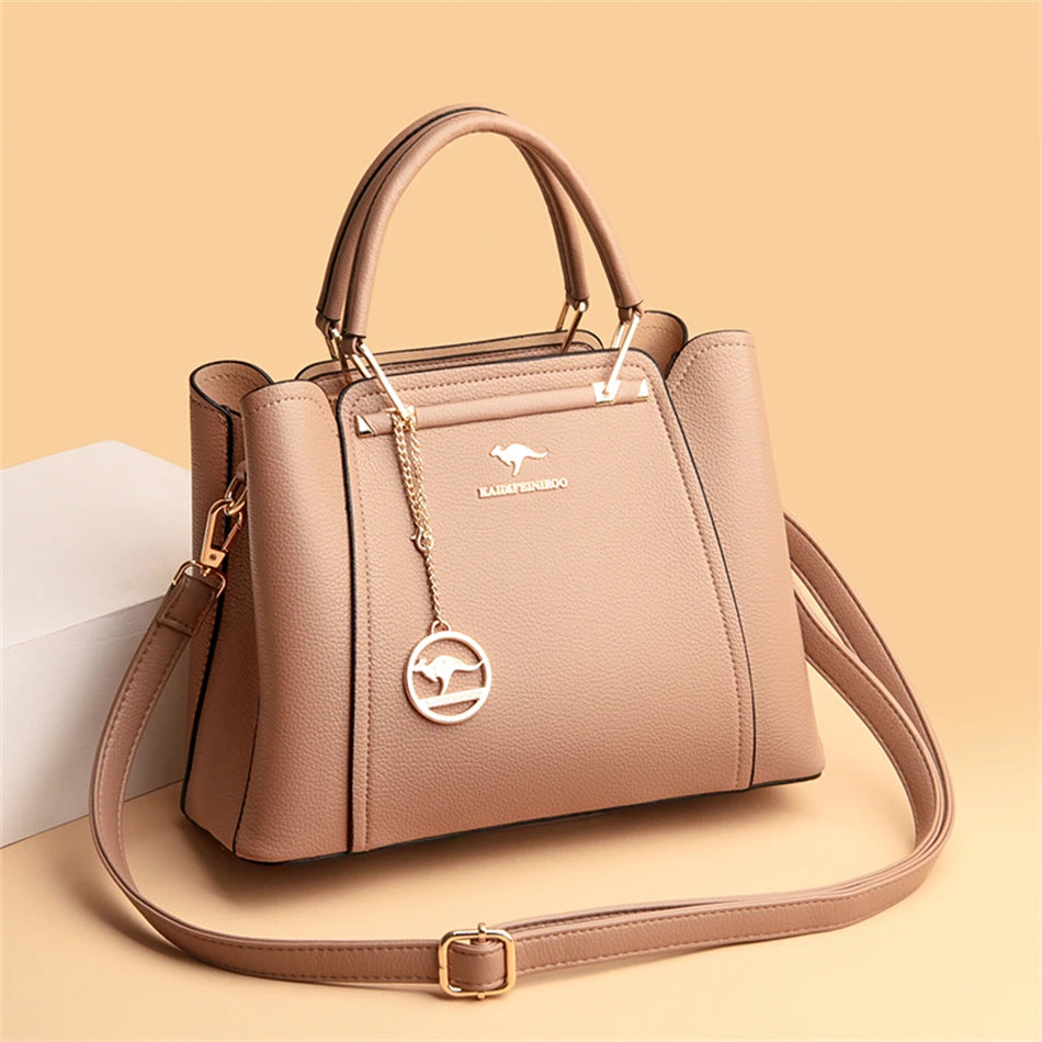 Soft Leather Luxury Handbag Women Bags