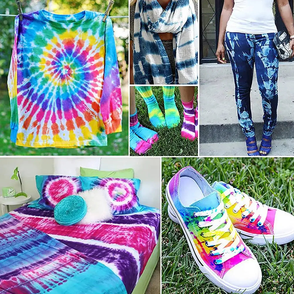 4 Colors Tie Dye Kit Non-toxic