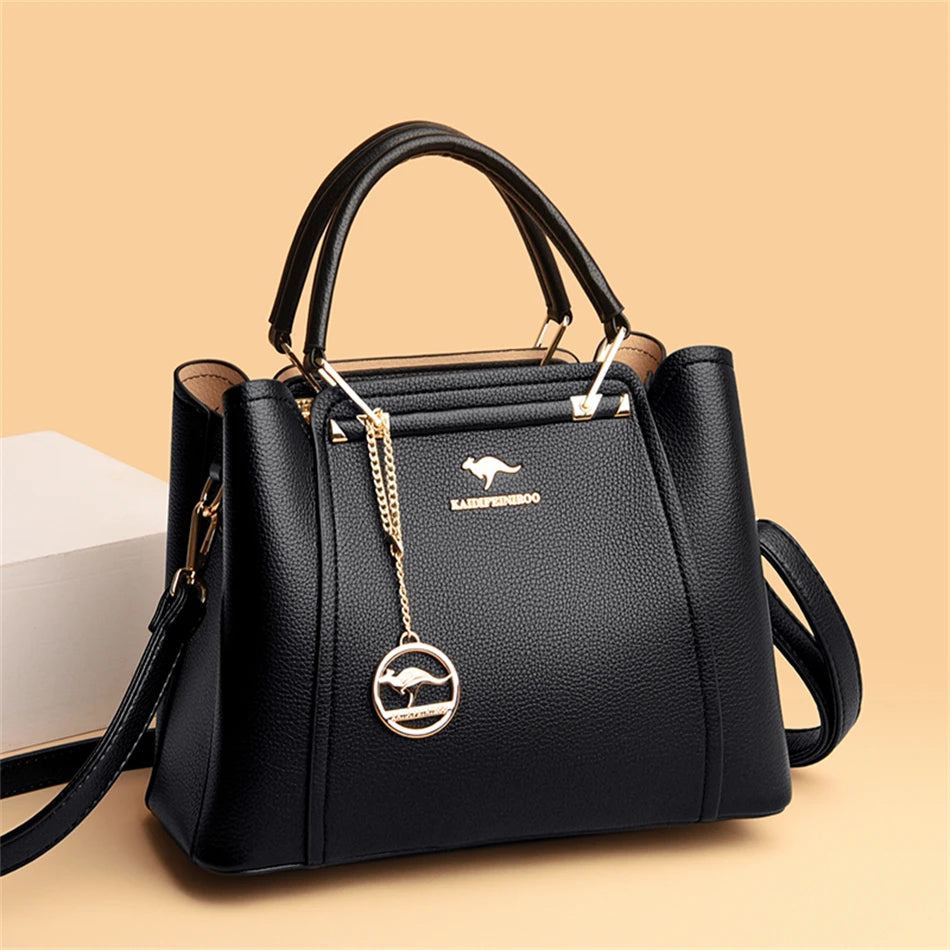 Soft Leather Luxury Handbag Women Bags