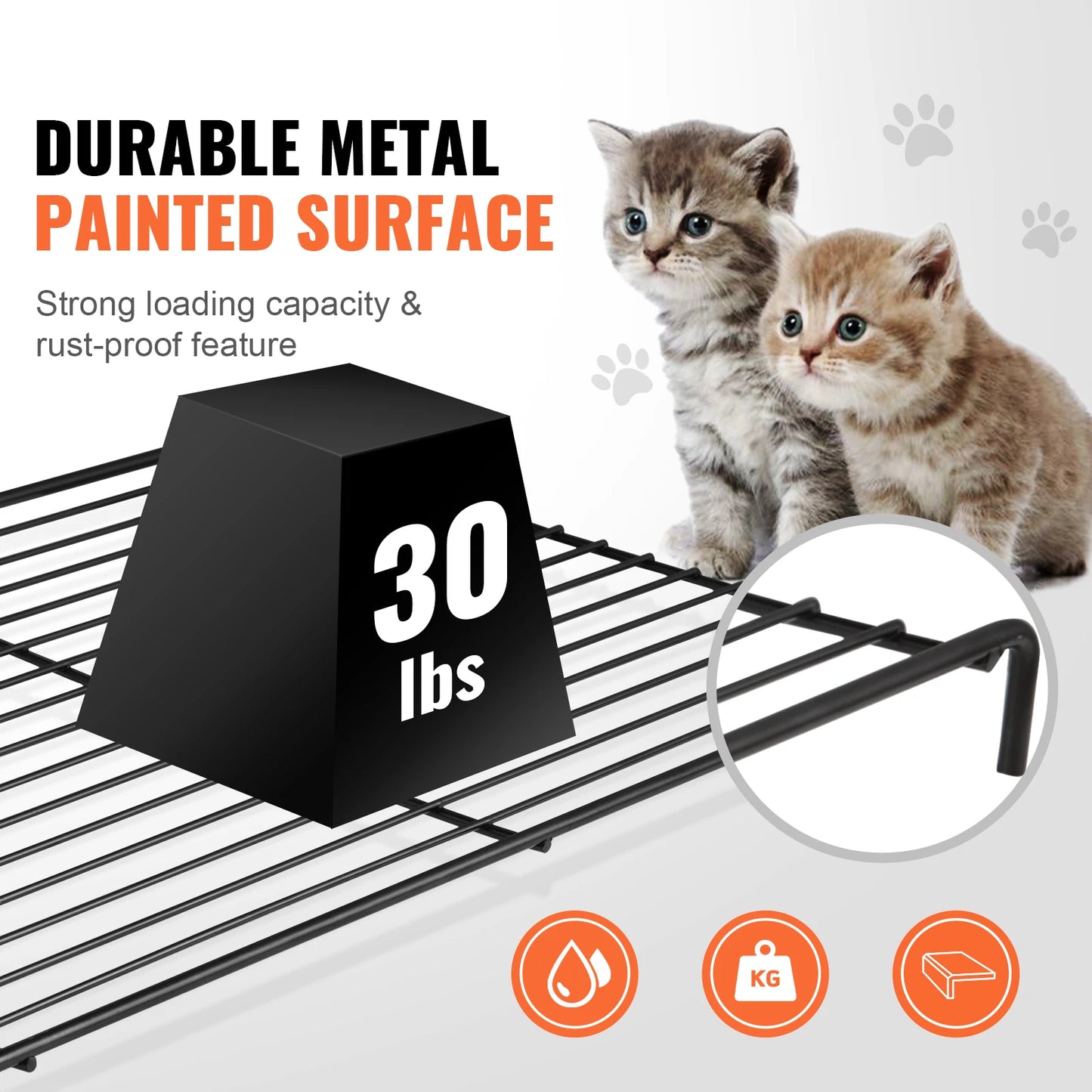 4 Tier Large Cat Playpen 30lbs