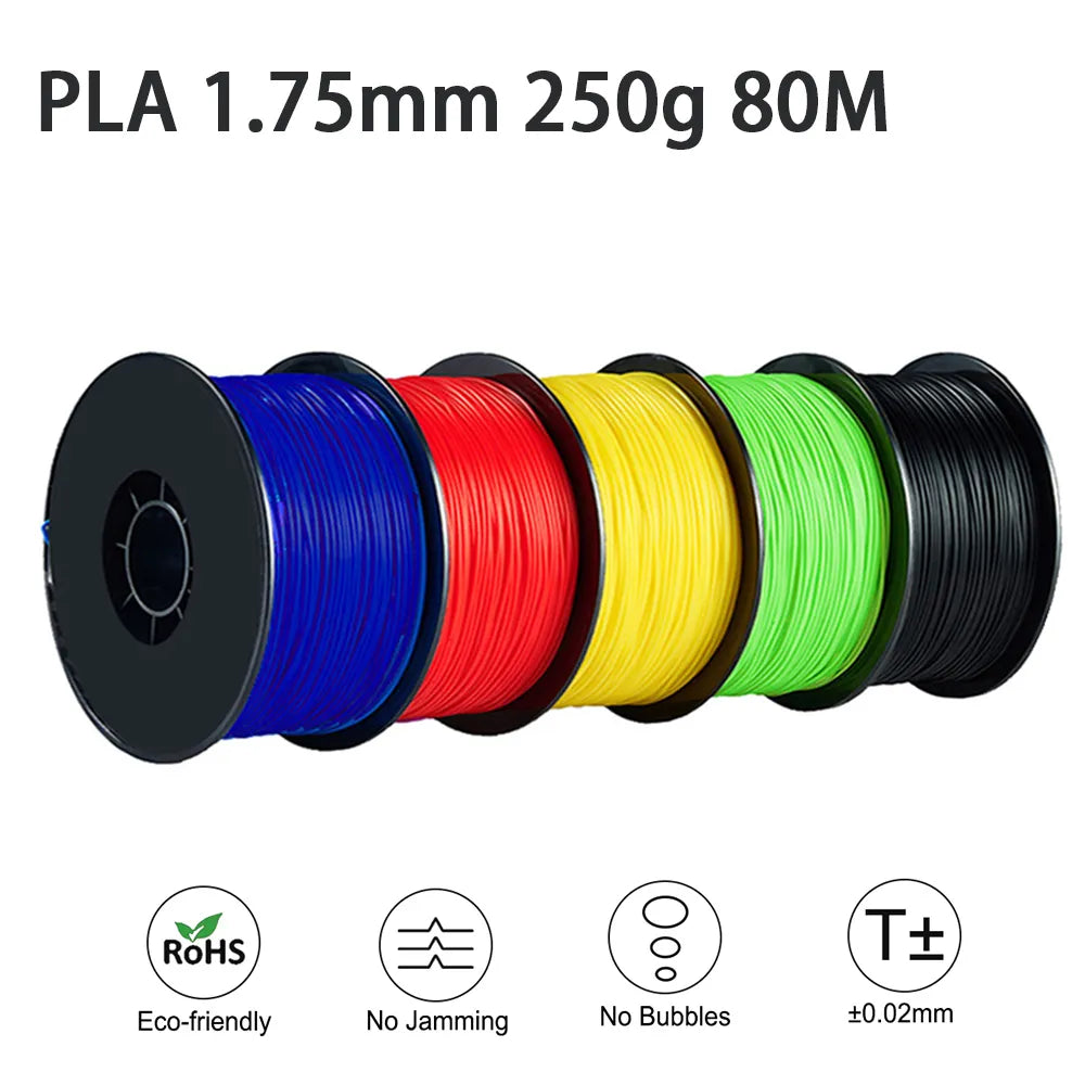 Easythreed 3D Printing  Filament PLA 250g Length 80M  Diameter 1.75mm