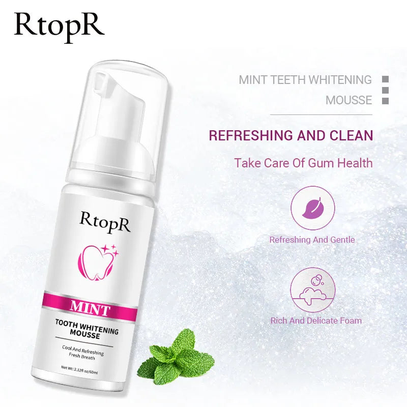 Teeth Cleansing Whitening Mousse Removes Stains