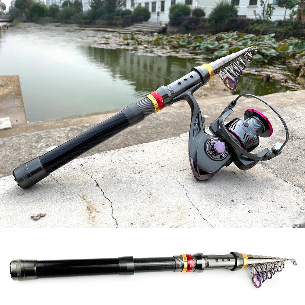 1.8-3.6m Carbon Fiber Spinning Fishing Rod