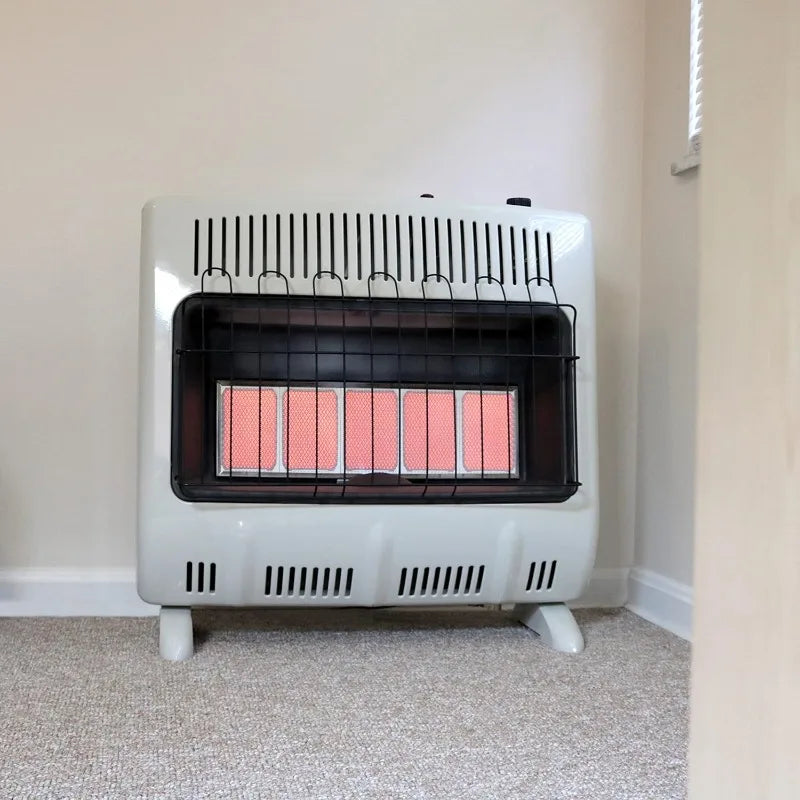 Heater Vent-Free 30,000 BTU Radiant Natural Gas Heater,