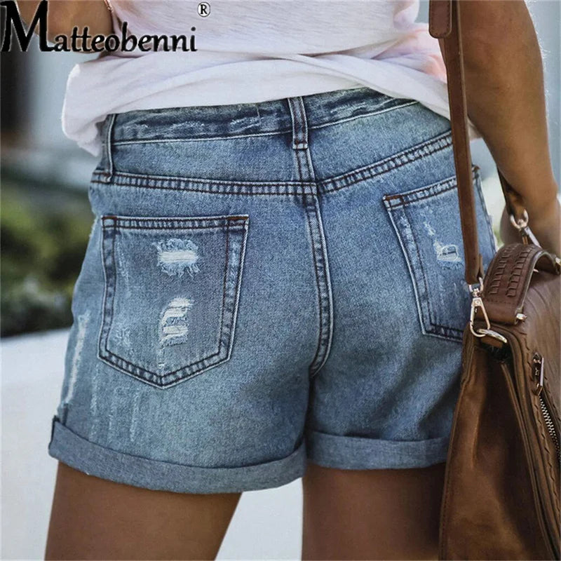 Summer Women's Denim Shorts