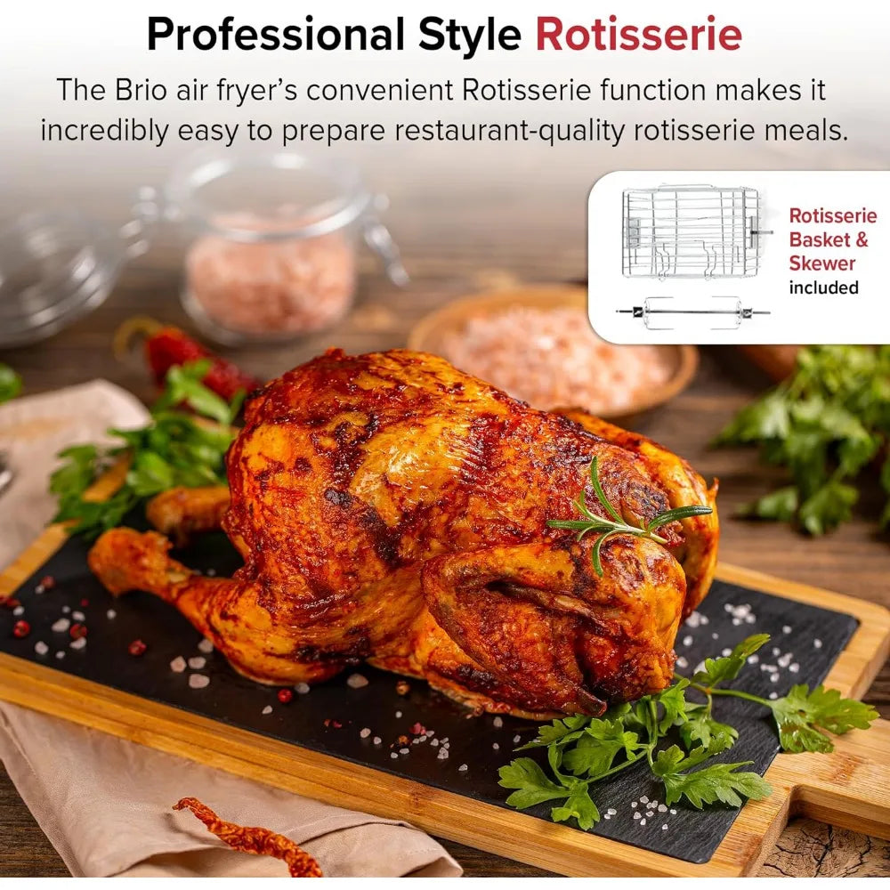 Air Fryer Rotisserie Oven, X-Large Family Size, 4 Rack Positions