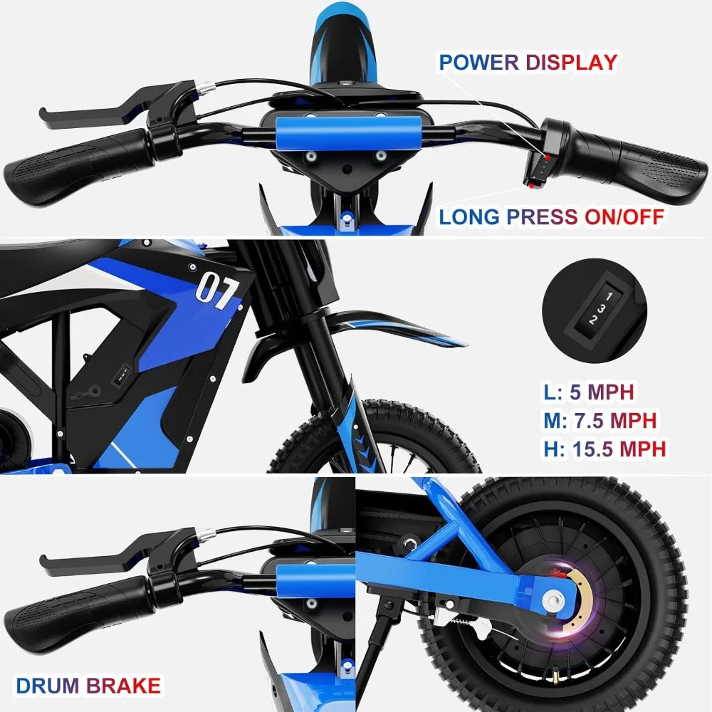 Electric Dirt Bike,300W Electric Motorcycle