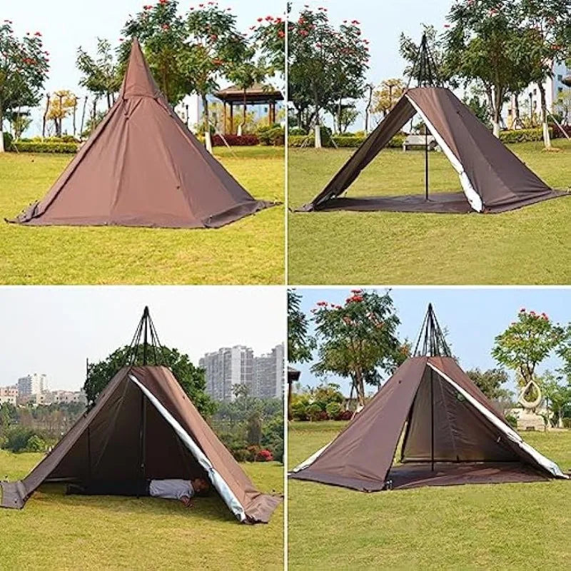 Teepee Tent Outdoor with Stove Hole