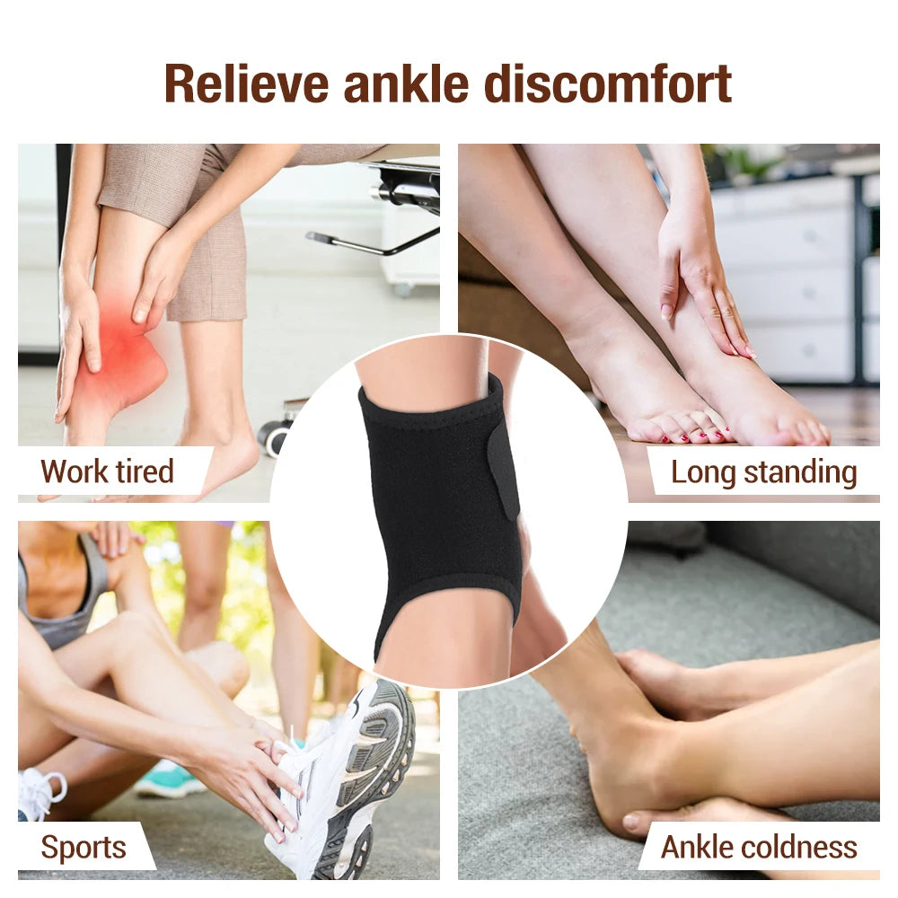 1 pc Magnetic Self-Heating Therapy Ankle Brace