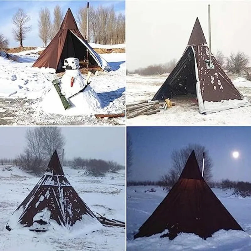 Teepee Tent Outdoor with Stove Hole