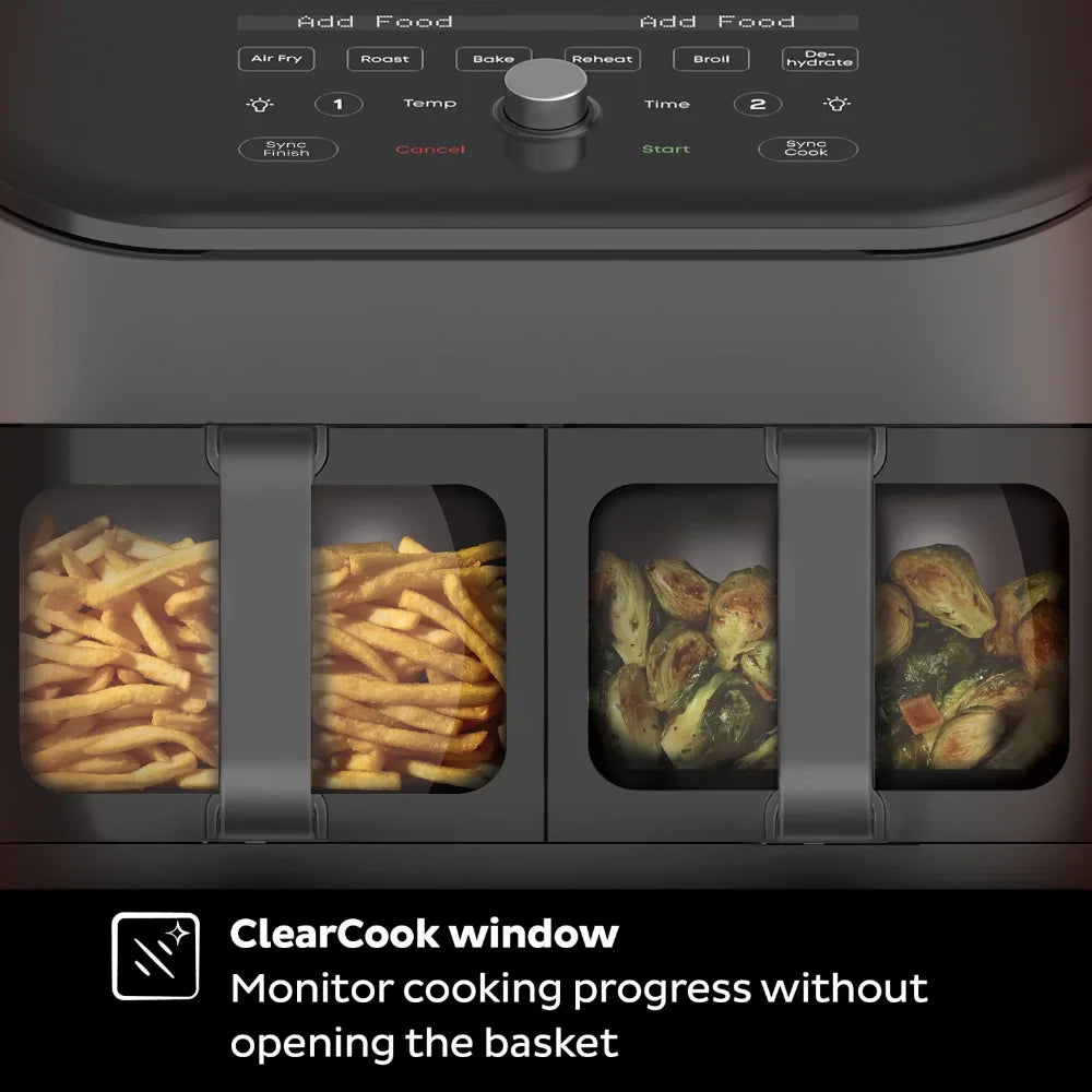 8-Quart Vortex Plus 2-Basket Air Fryer Oven