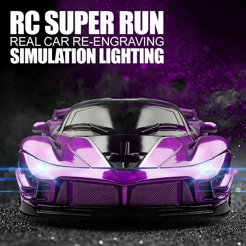 1/18 RC Car LED Light 2.4G Radio Remote