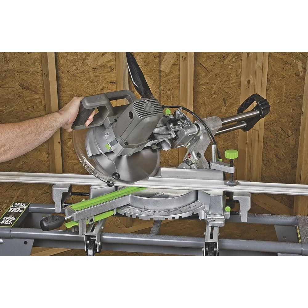 15 Amp 10" Sliding Compound Miter Saw with Laser Light