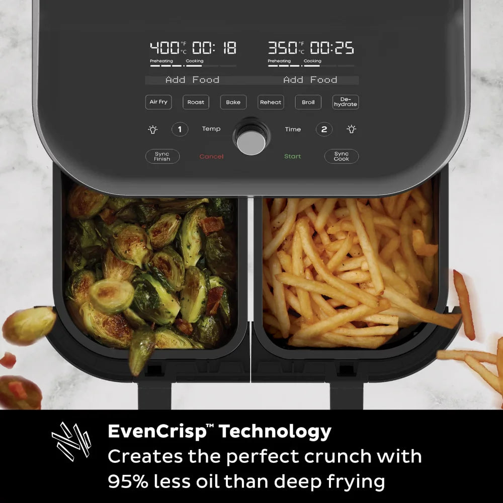 8-Quart Vortex Plus 2-Basket Air Fryer Oven