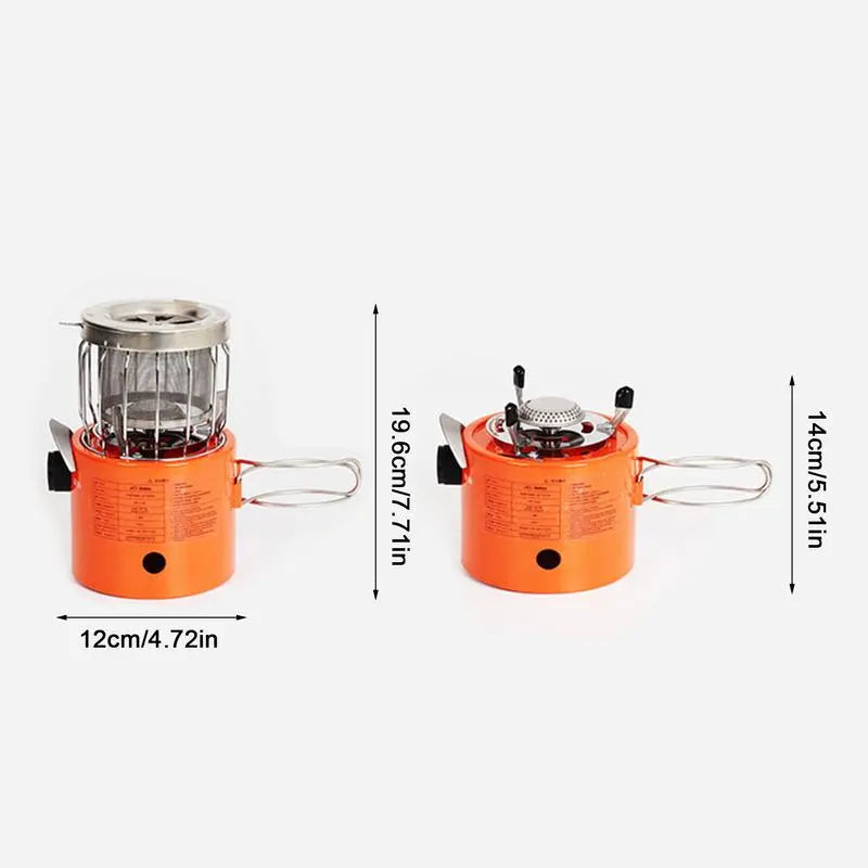 2 In 1 Camping Gas Heater, Outdoor Stove